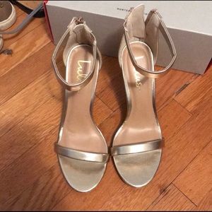 Lulus gold heels